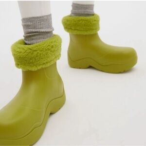 NOIZE Etta vegan rain boots Lime Green EU38